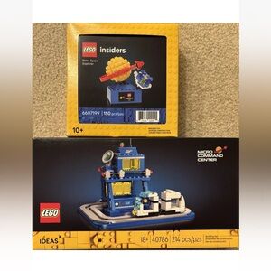 LEGO 6607199 Retro Space Explorer + 40786 Micro Command Center New Sealed Sets!